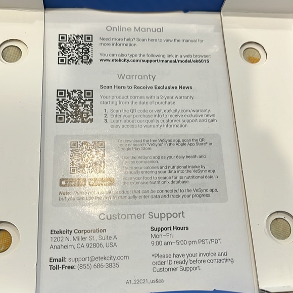 Digital Kitchen Scale-NIB - Picture 5 of 6